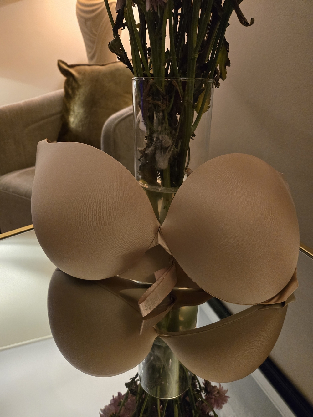 SKIMS Ultimate Tear Drop Push-up Bra- Clay